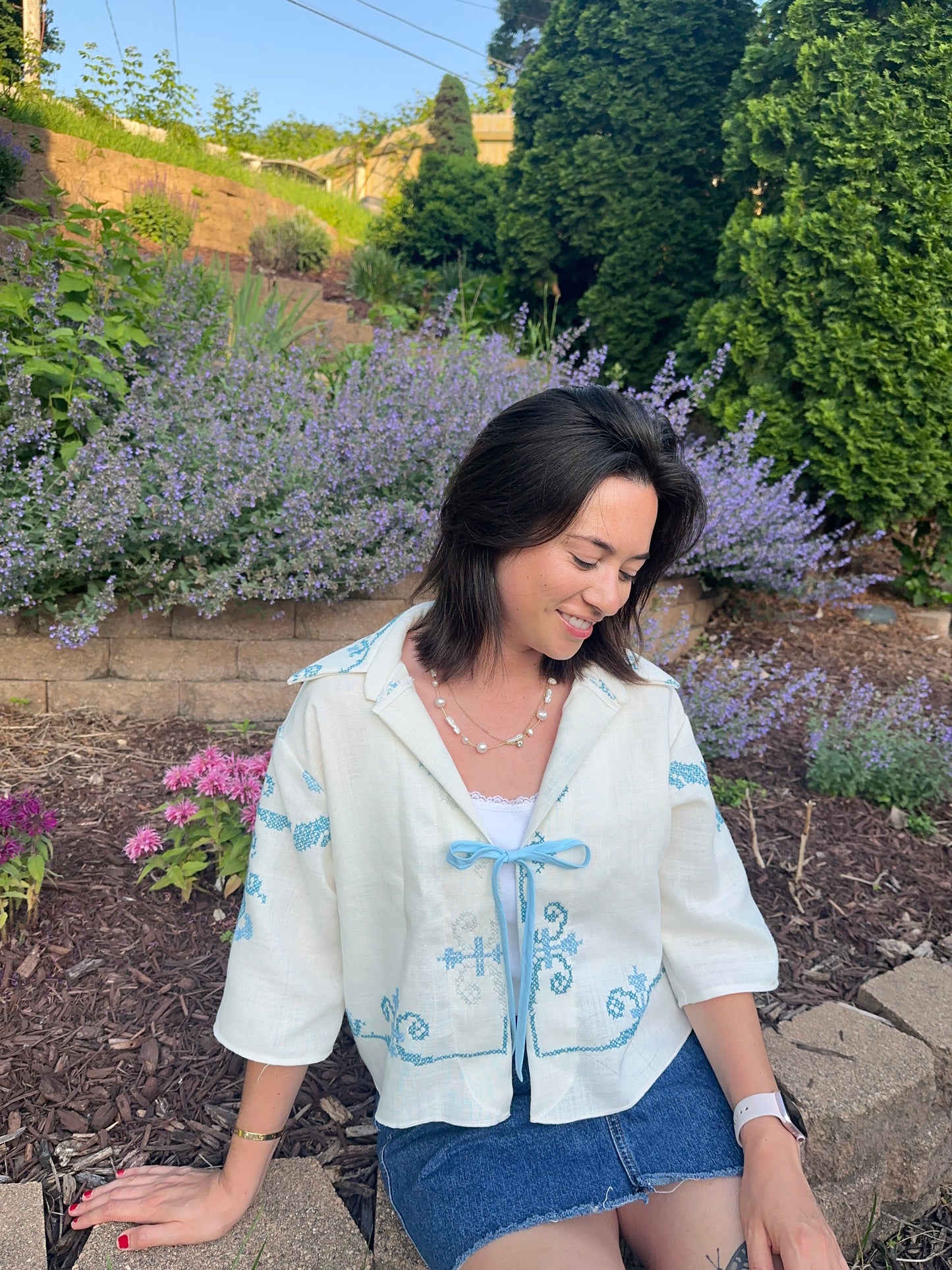 The BLUEBELL Tie Top