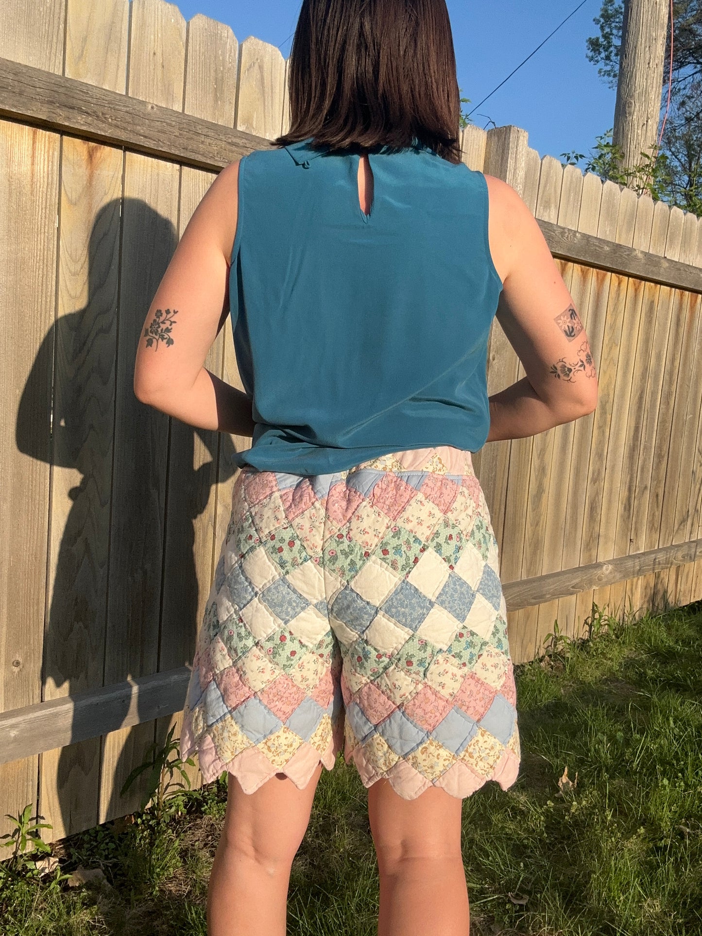 THE DIAMONDS Quilt Shorts