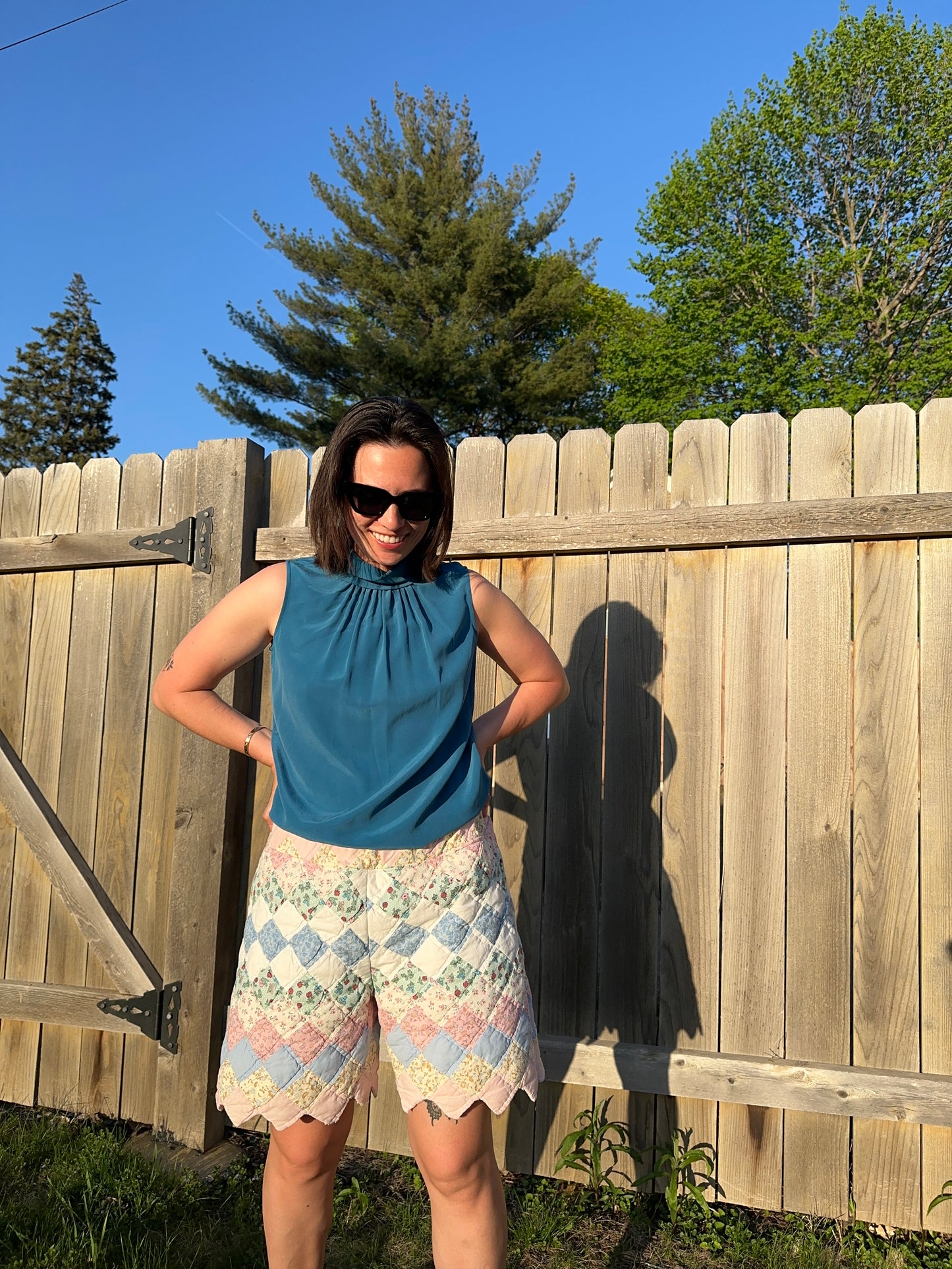 THE DIAMONDS Quilt Shorts