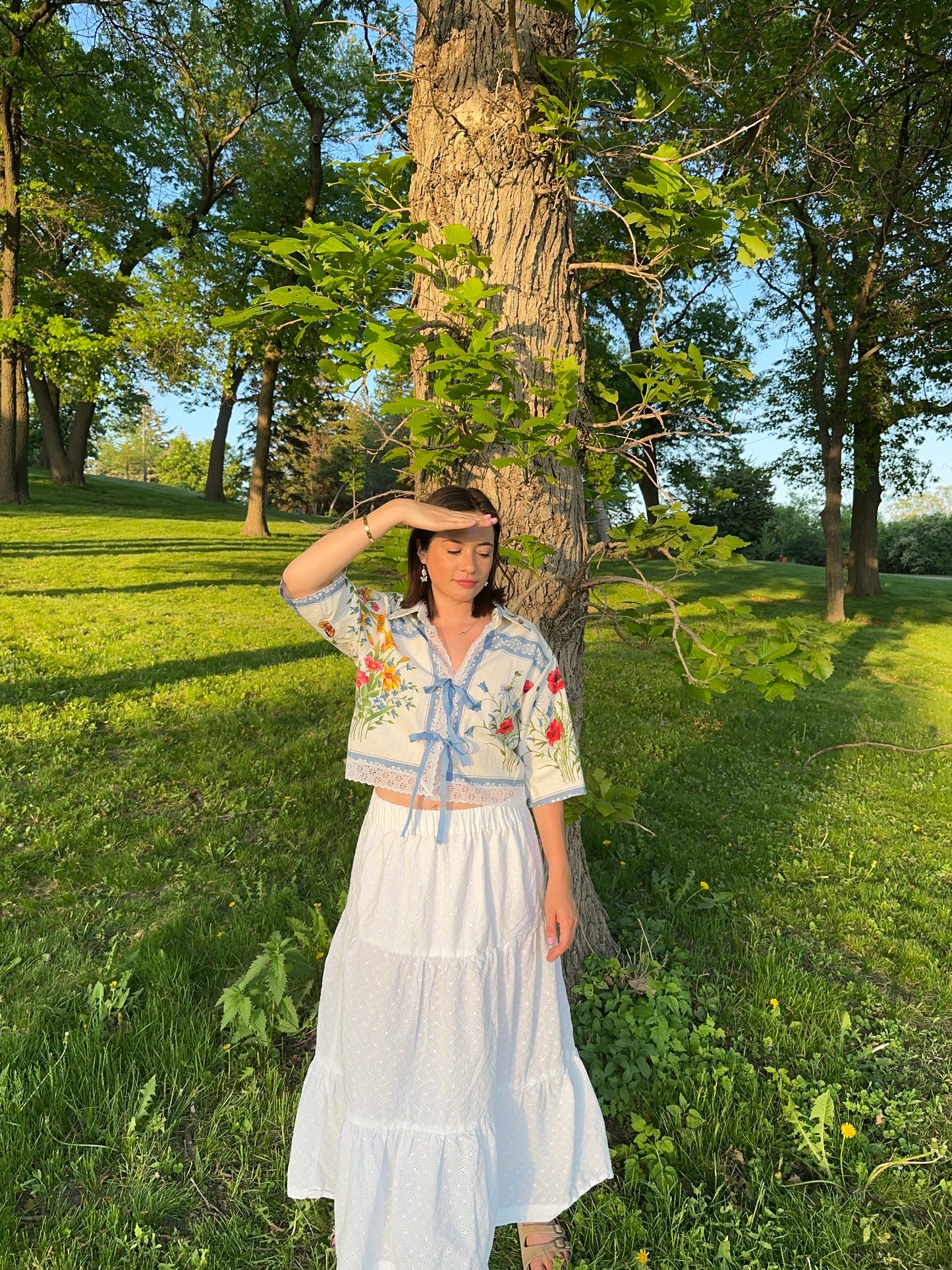 The MEADOW Tie Top