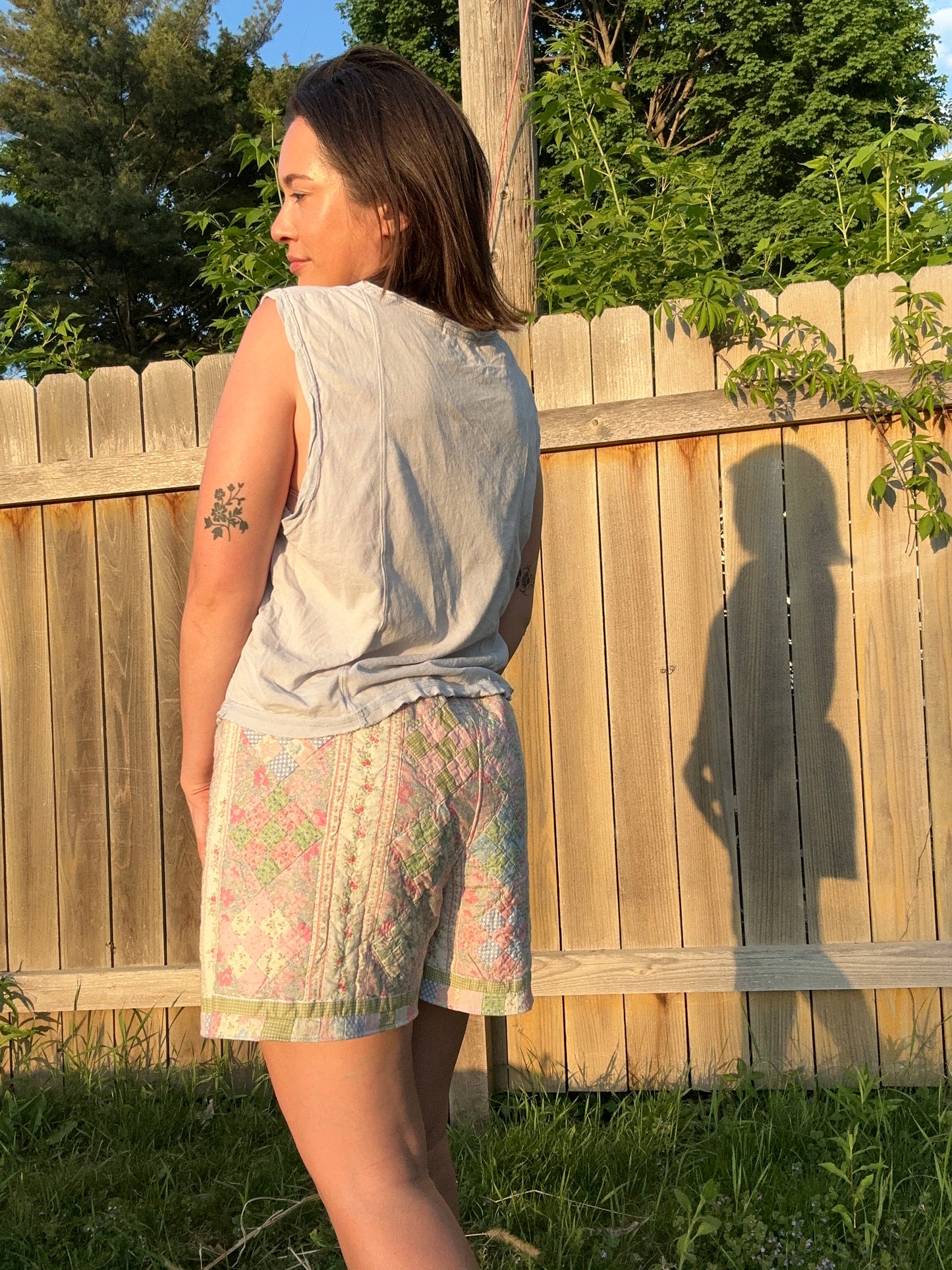 THE ROSY Quilt Shorts