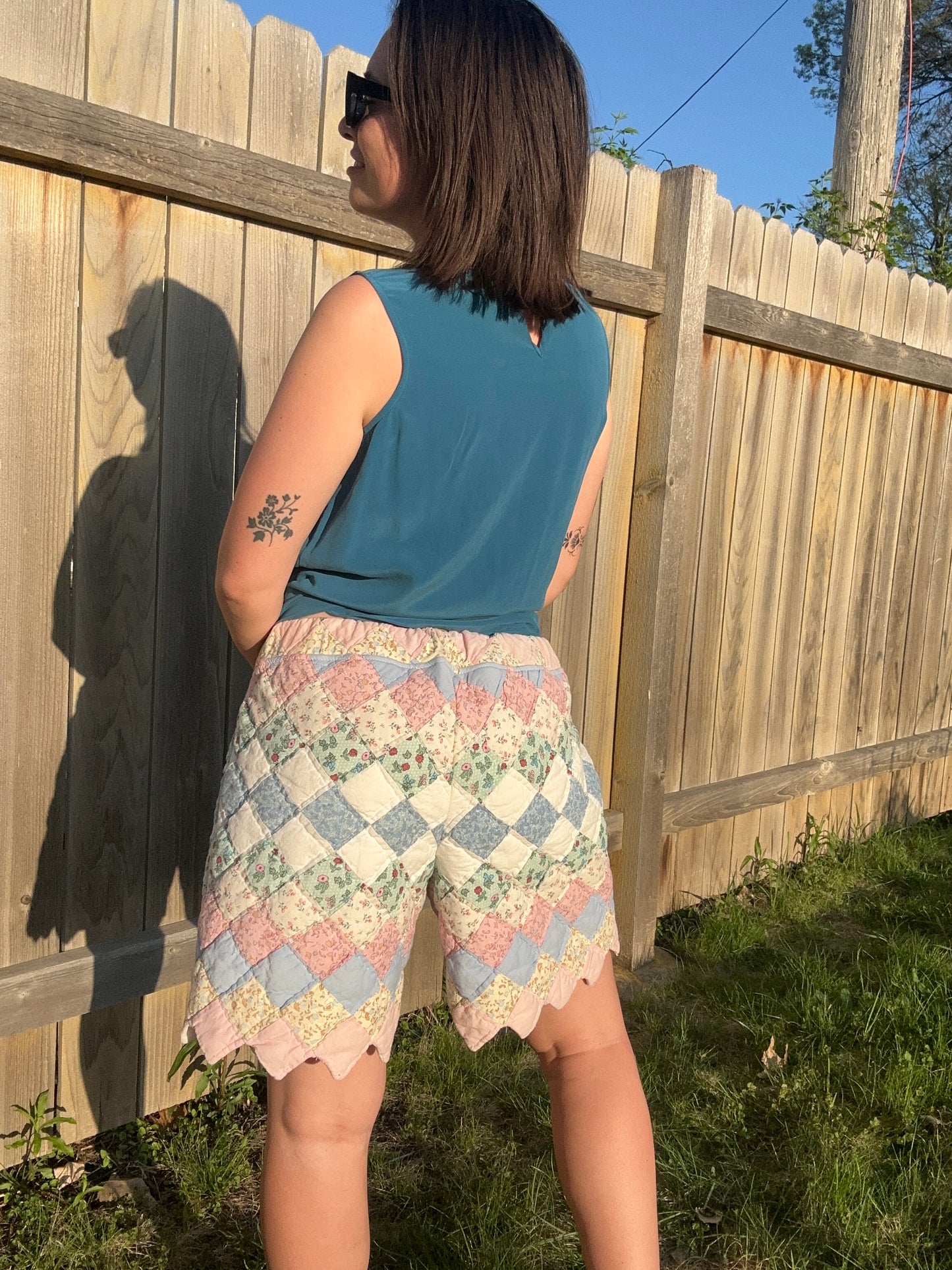 THE DIAMONDS Quilt Shorts