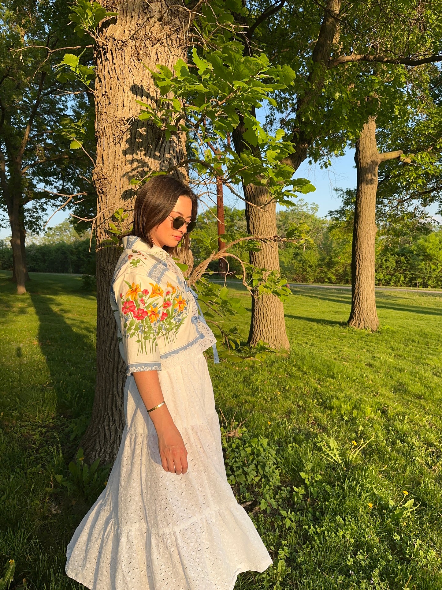 The MEADOW Tie Top