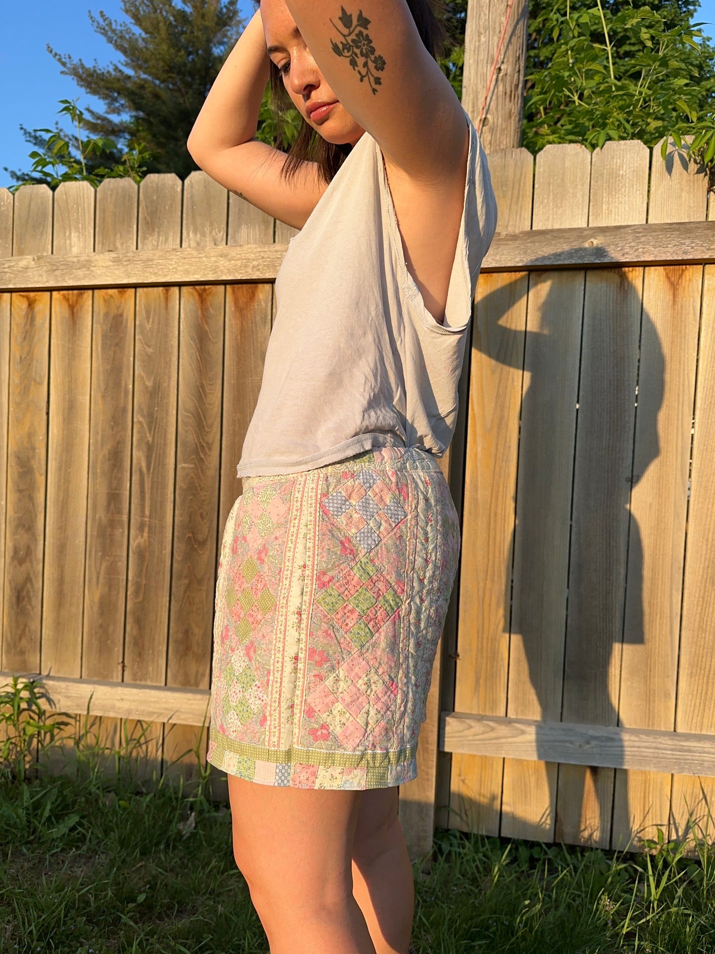 THE ROSY Quilt Shorts