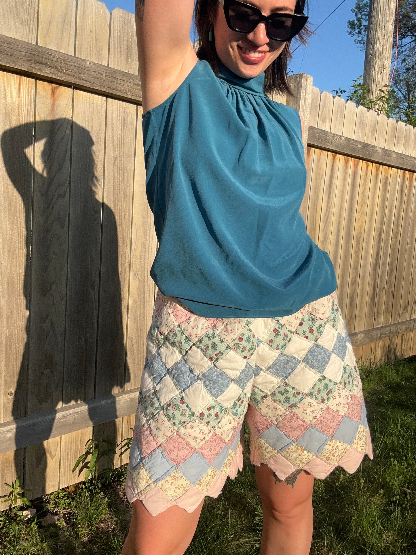 THE DIAMONDS Quilt Shorts