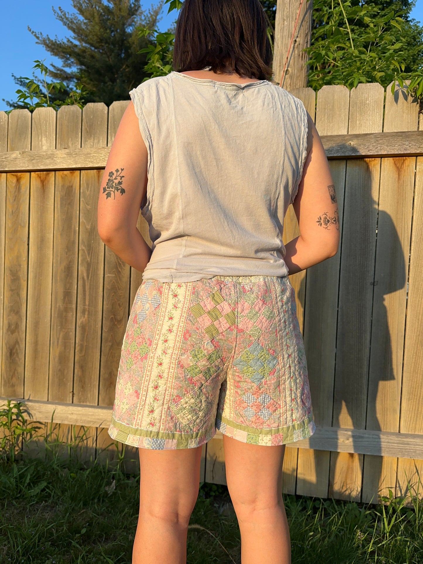 THE ROSY Quilt Shorts