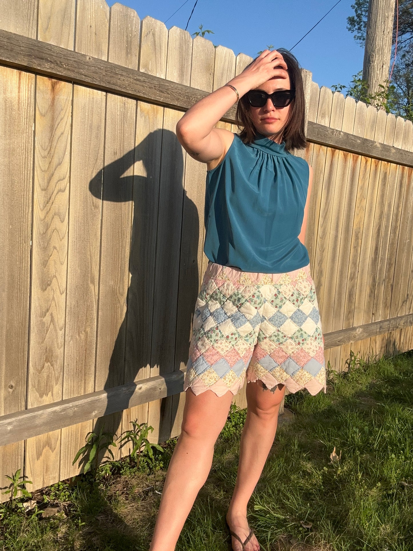THE DIAMONDS Quilt Shorts