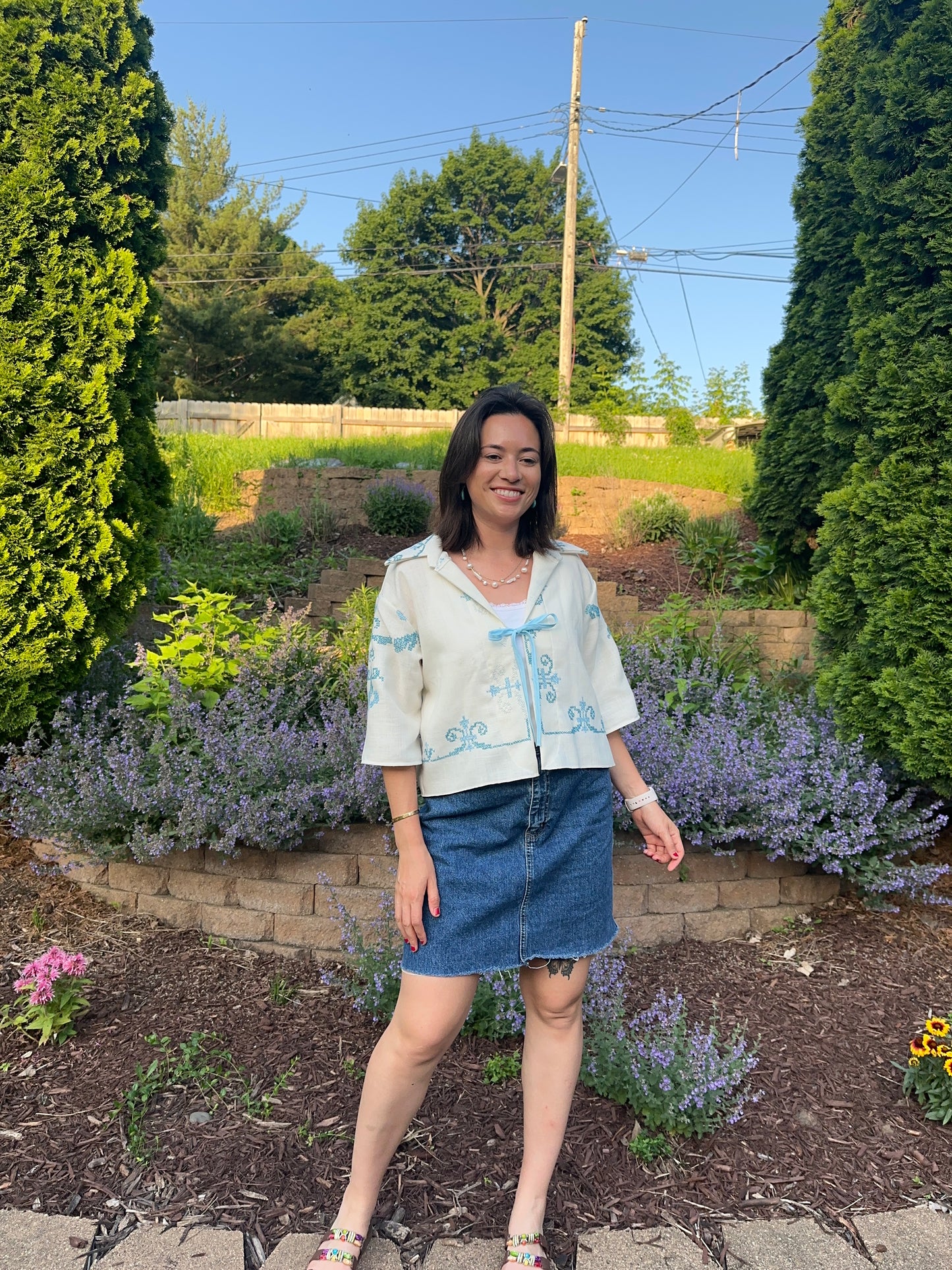 The BLUEBELL Tie Top