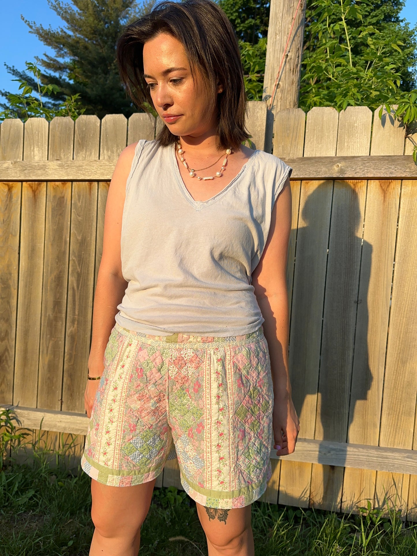 THE ROSY Quilt Shorts