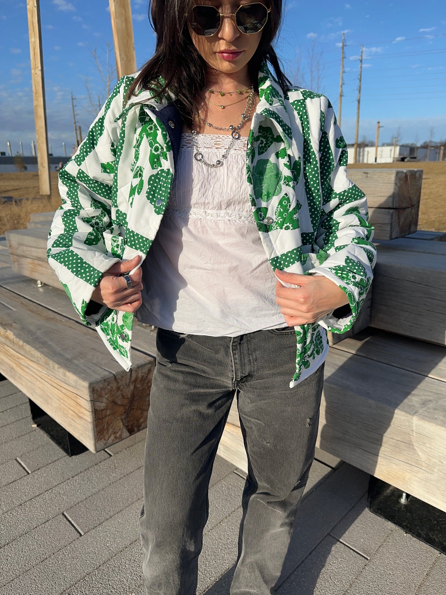 The GARDEN PARTY Quilt Coat