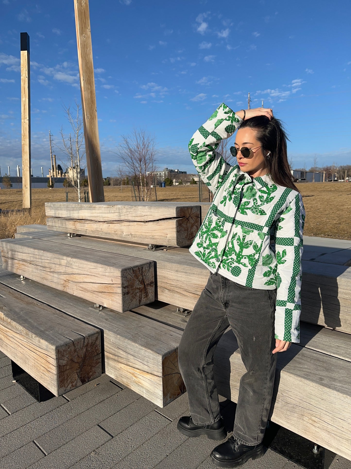 The GARDEN PARTY Quilt Coat