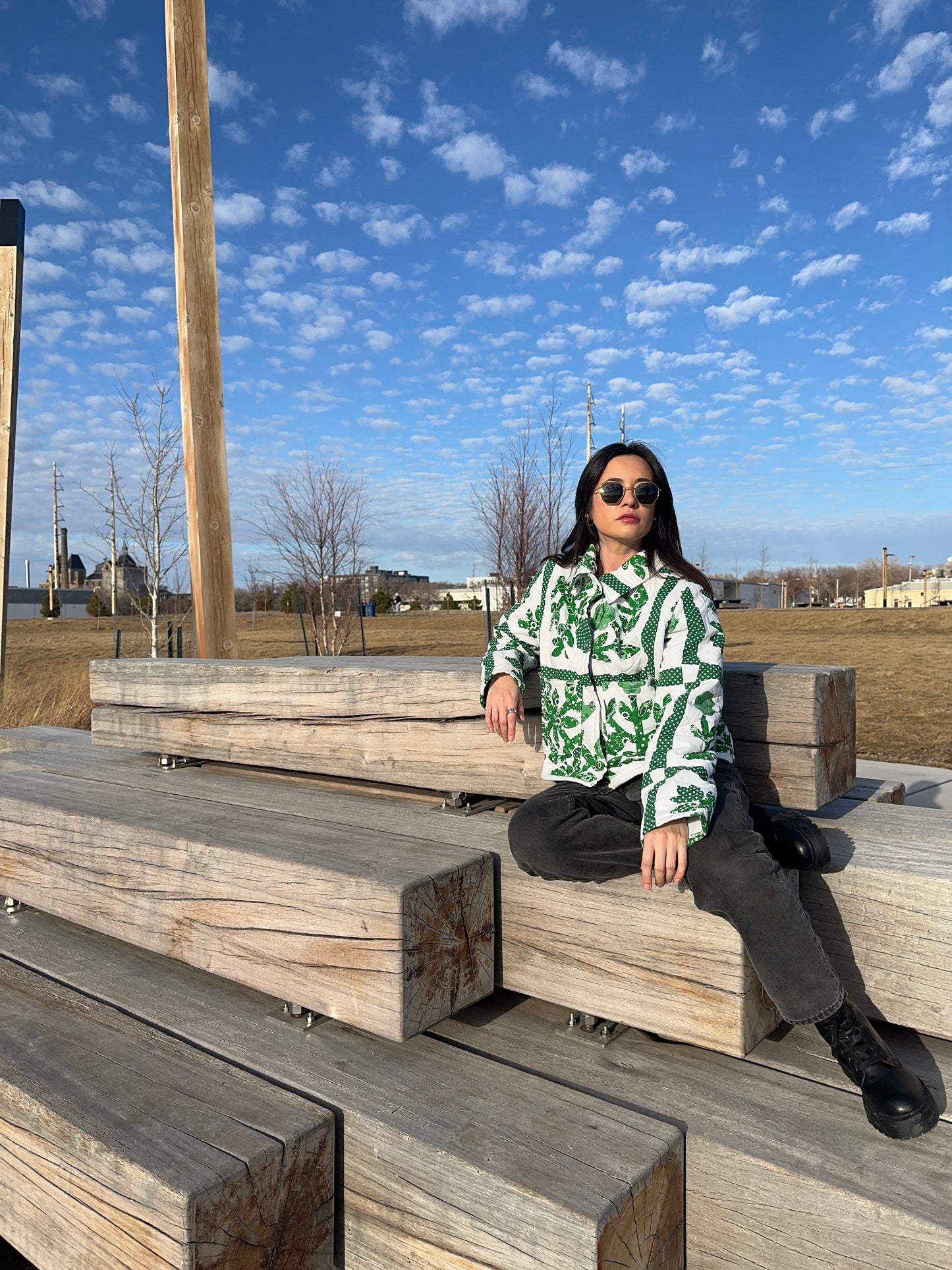 The GARDEN PARTY Quilt Coat